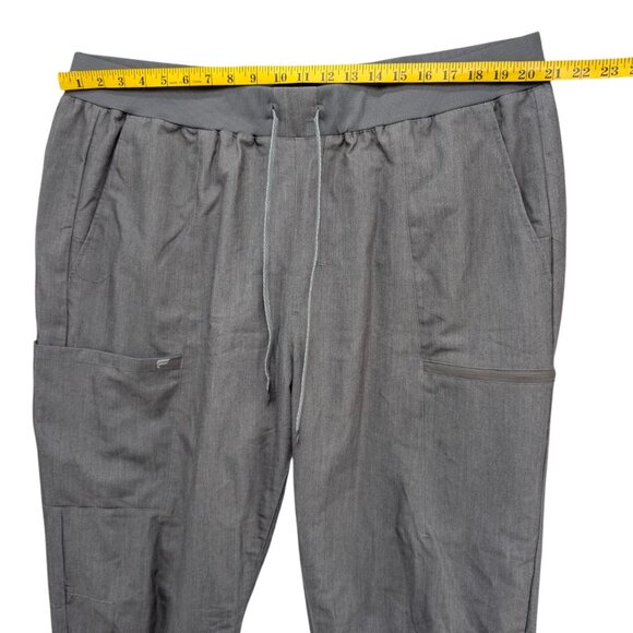 Fabletics Jogger Pants Womens Grey Drawstring Zip Pocket Size 2X - Picture 6 of 13